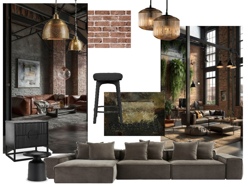 industrial Mood Board by DESIGN STUDIO CT on Style Sourcebook
