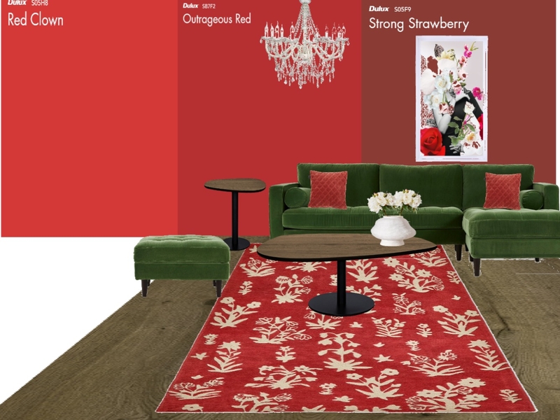 Complementary colors- Red/Green Mood Board by Jackie.Bean0326 on Style Sourcebook