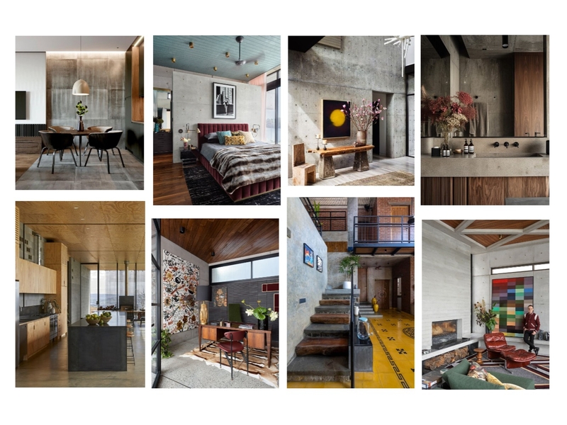Brutalism Mood Board by Ajeless Designs on Style Sourcebook