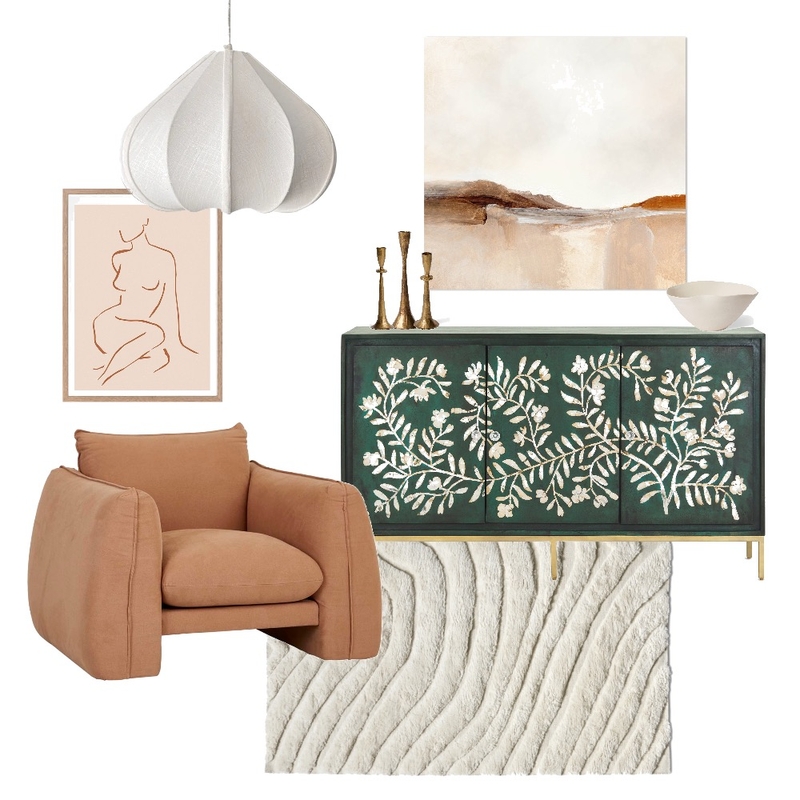 Mood Board – Green Buffet Mood Board by Room with a View on Style Sourcebook