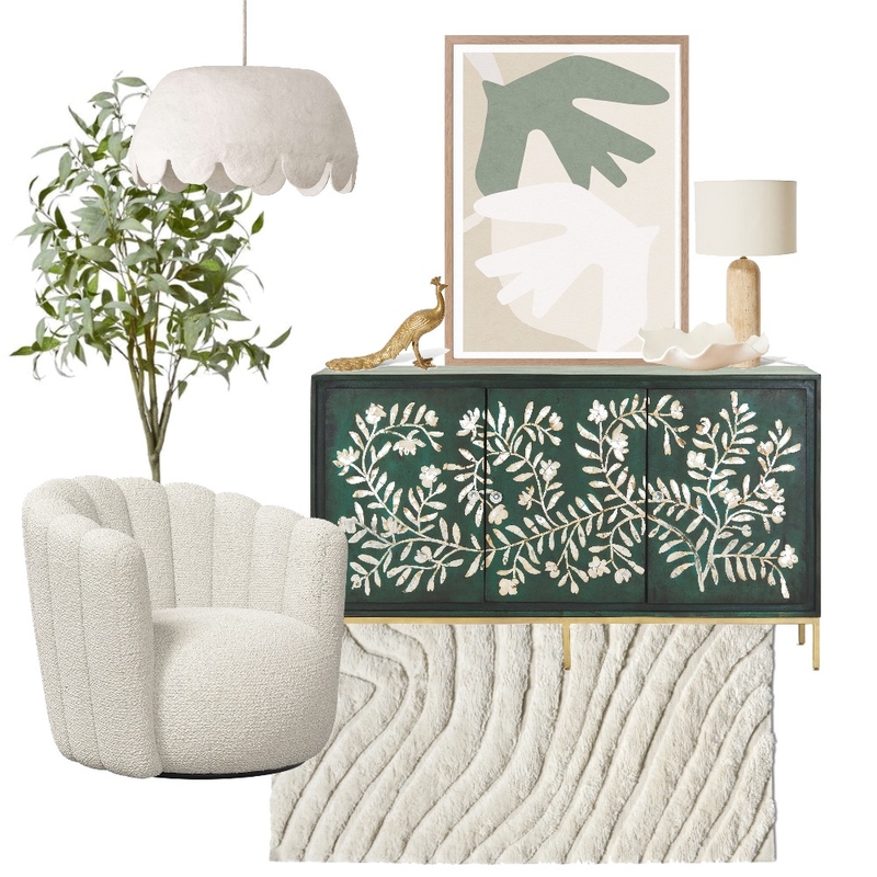 Mood Board – Green Buffet 2 Mood Board by Room with a View on Style Sourcebook