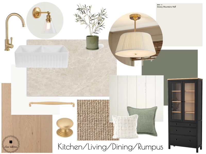 MacDonalds Kitchen Living Dining Rumpus Mood Board by CloverInteriors on Style Sourcebook