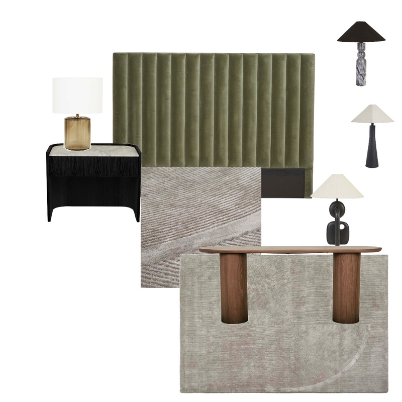 Olive Bedroom Mood Board by martina.interior.designer on Style Sourcebook