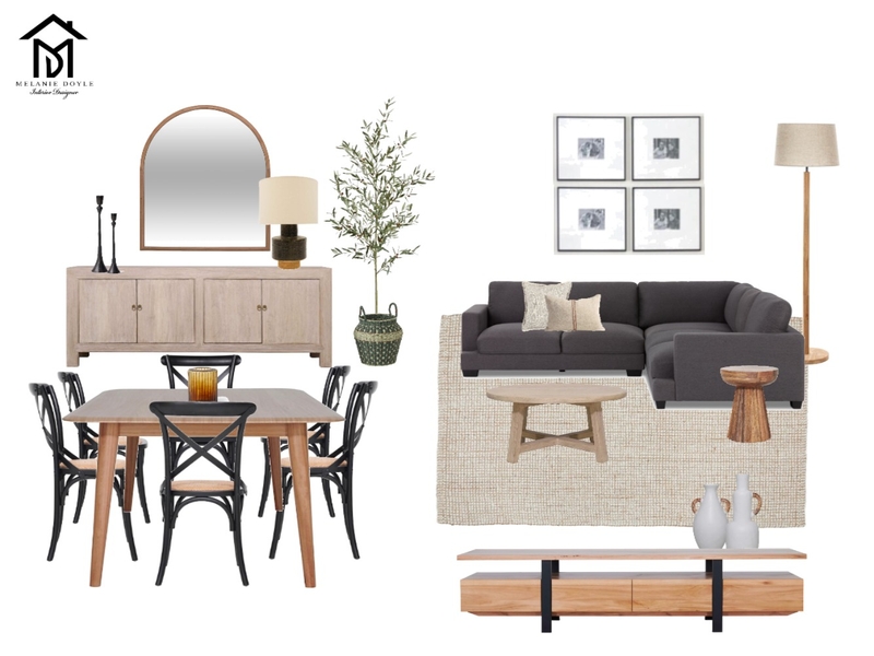 CLIENT DINING/LIVING CONCEPT Mood Board by Melanie Doyle Designs on Style Sourcebook