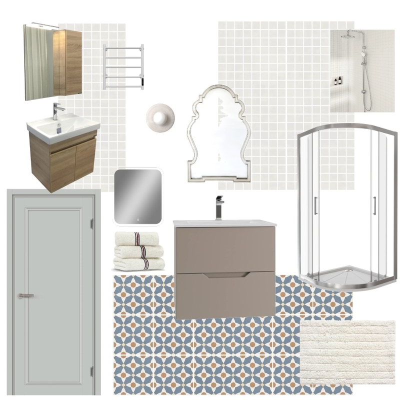 "Нейтральные сны" ванная комната вариант 2 Mood Board by lightpoint33@gmail.com on Style Sourcebook