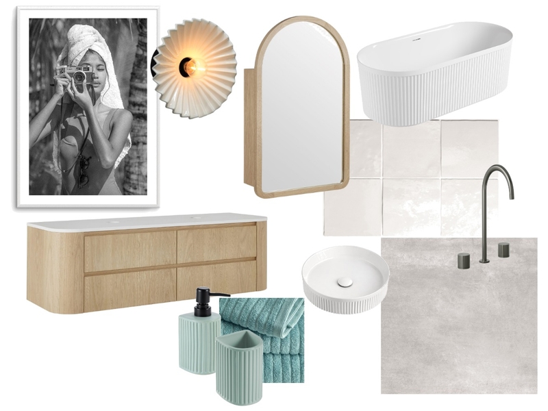 Main Bathroom side A Mood Board by Noosa Casa on Style Sourcebook