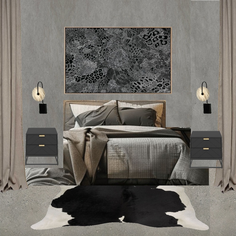 Modern Industrial Bedroom Mood Board by livcurtis on Style Sourcebook