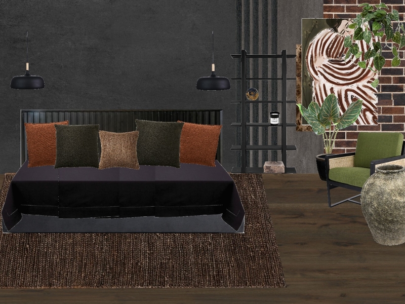 industrial bedroom moodboard Mood Board by charlii on Style Sourcebook