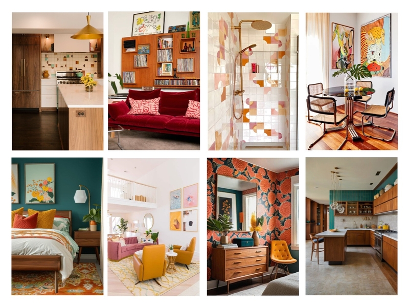 Retro/Vintage Mood Board by Ajeless Designs on Style Sourcebook