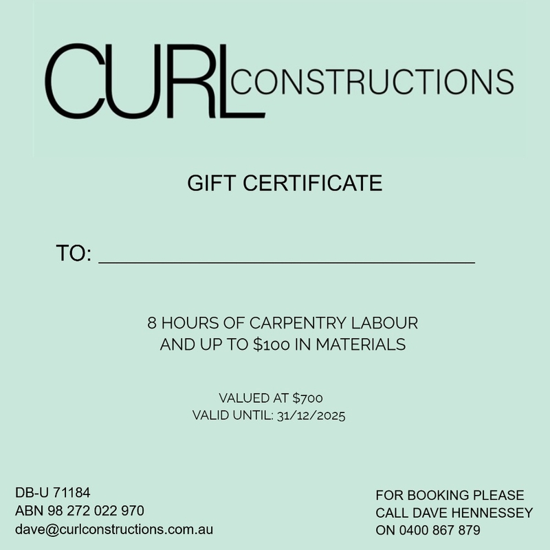 CURL Constructions Gift Certificate Mood Board by JessicaHennessey on Style Sourcebook