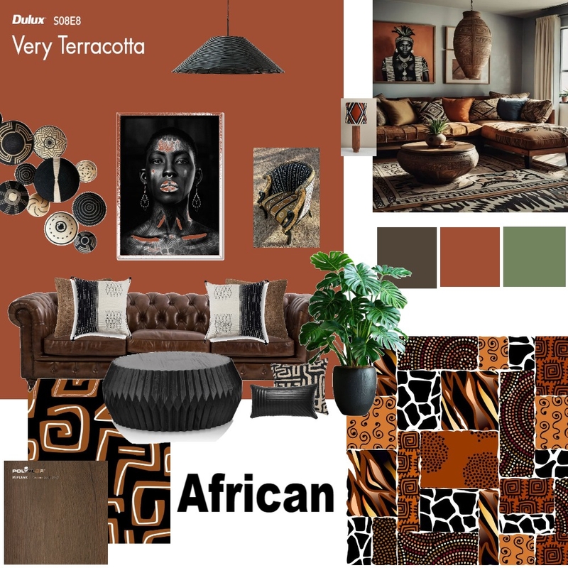 African Mood Board by cindz on Style Sourcebook
