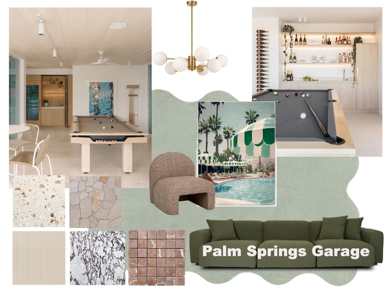 Palm Springs Garage Mood Board by SarahKabbani on Style Sourcebook