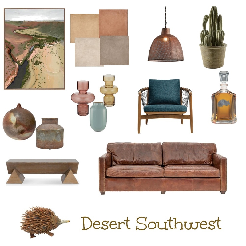 Desert Southwest Mood Board by JenRL Design on Style Sourcebook