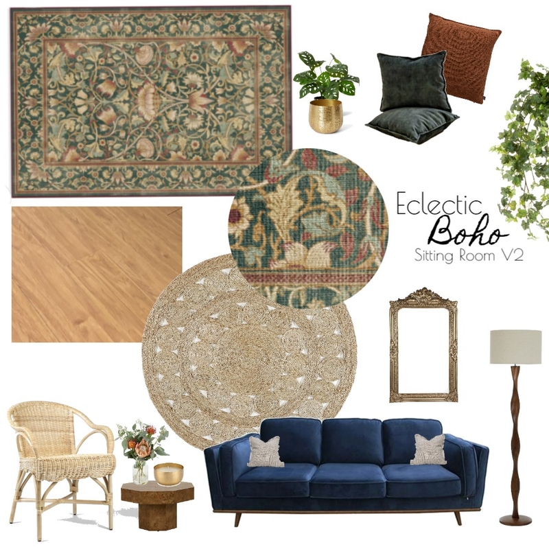 Eclectic Boho version 2 Mood Board by thebohemianstylist on Style Sourcebook