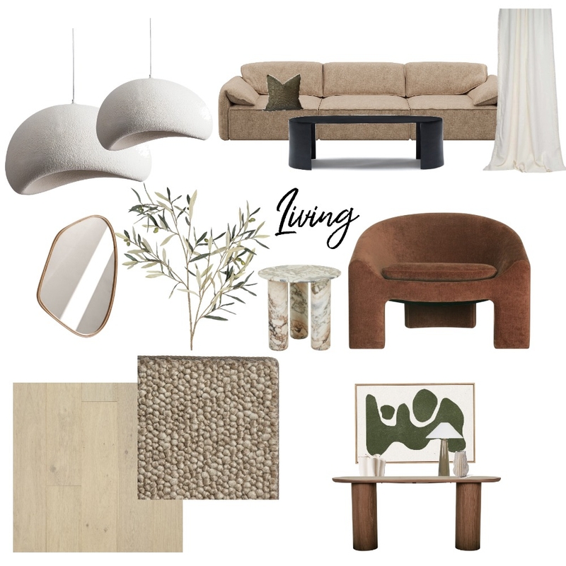 Earthy Living Moodboard Mood Board by Project Abode on Style Sourcebook