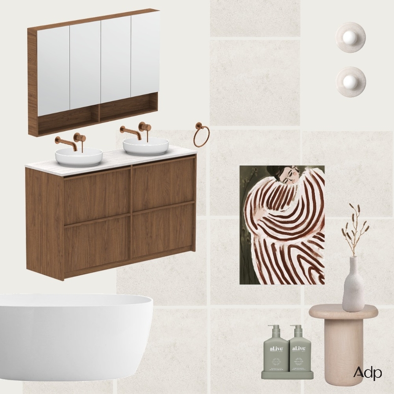 Eli Vanity | Scandi-inspired | ADP | Florentine Walnut Mood Board by ADP on Style Sourcebook