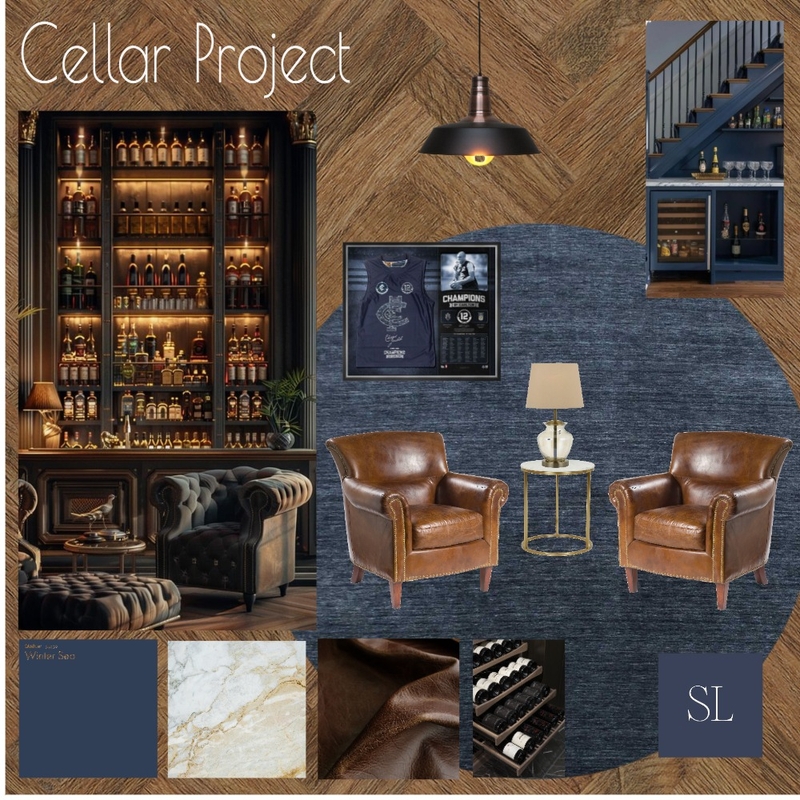 Cellar Project Mood Board by Sharon Lynch Interior Design on Style Sourcebook