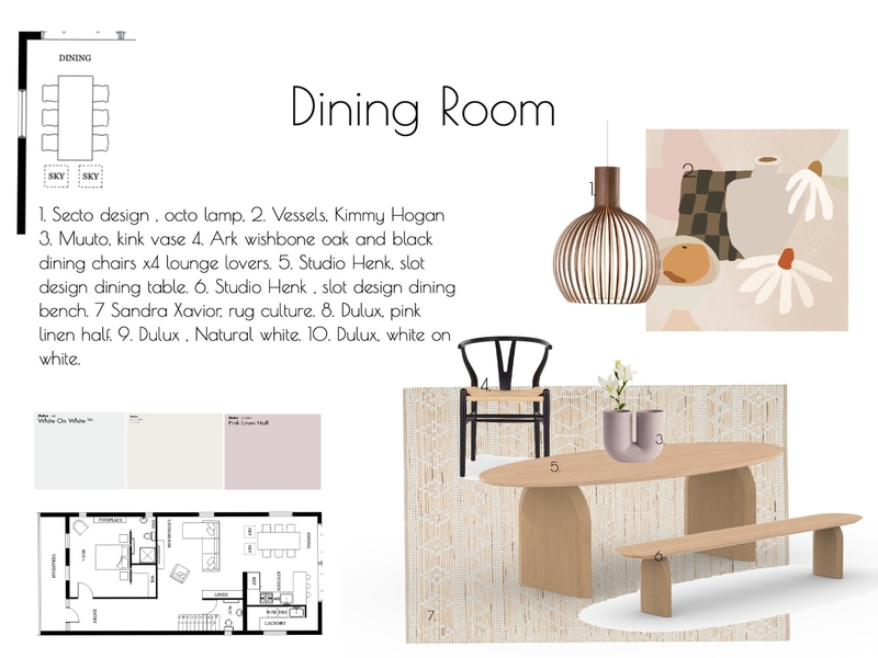 Dining room Mood Board by MSP Styling & Design on Style Sourcebook