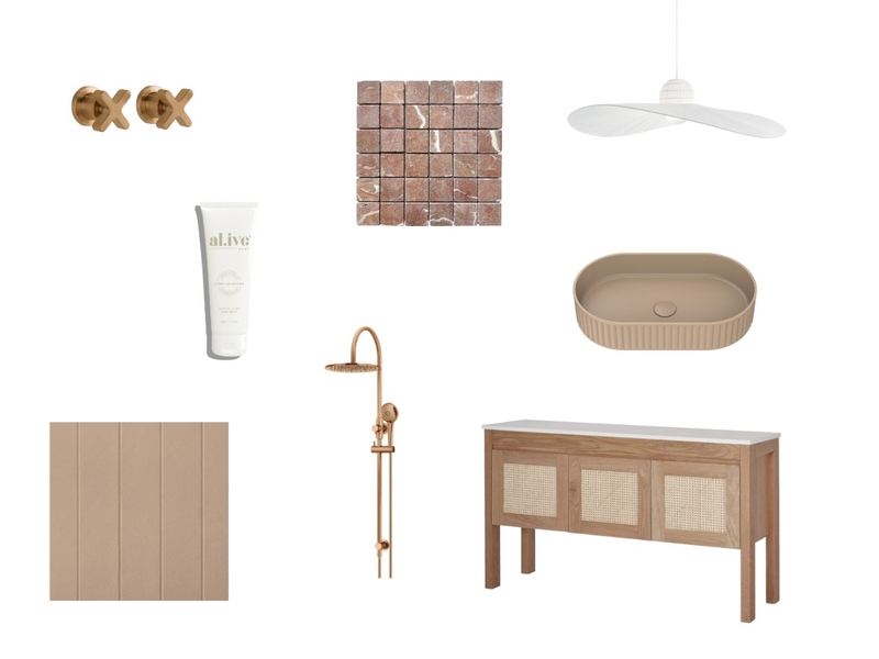 Pink Bathroom Mood Board by Muse Design Co Interior Design on Style Sourcebook