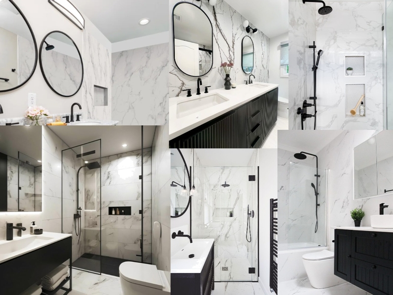 Black bathroom Mood Board by bhutch7 on Style Sourcebook