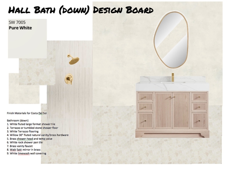 CDS Hall Bath (down) Design Board Mood Board by MicheleDeniseDesigns on Style Sourcebook