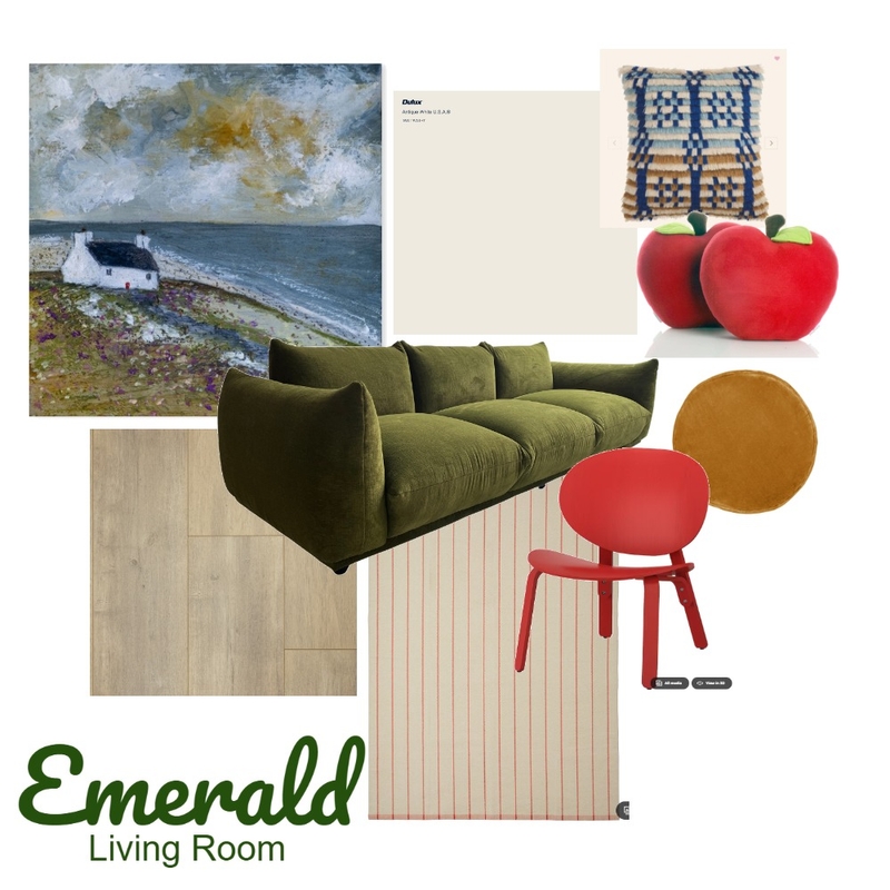 Emerald_Living Room Mood Board by hausmade on Style Sourcebook