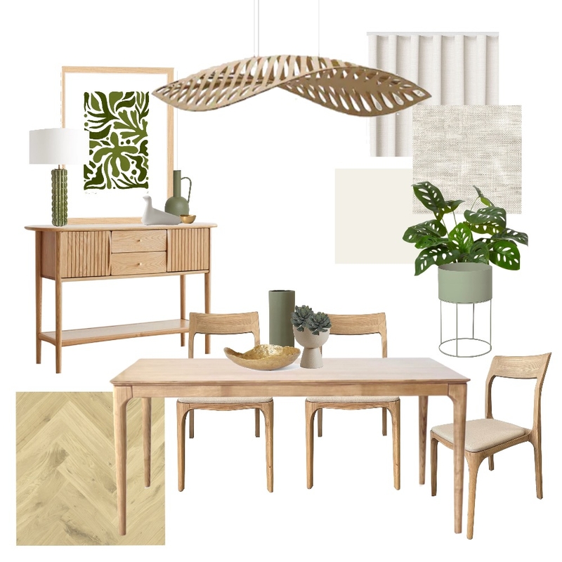 Grain and Green Mood Board by Room with a View on Style Sourcebook