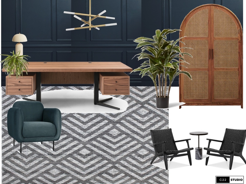 Moody home office Mood Board by C22 Studio on Style Sourcebook