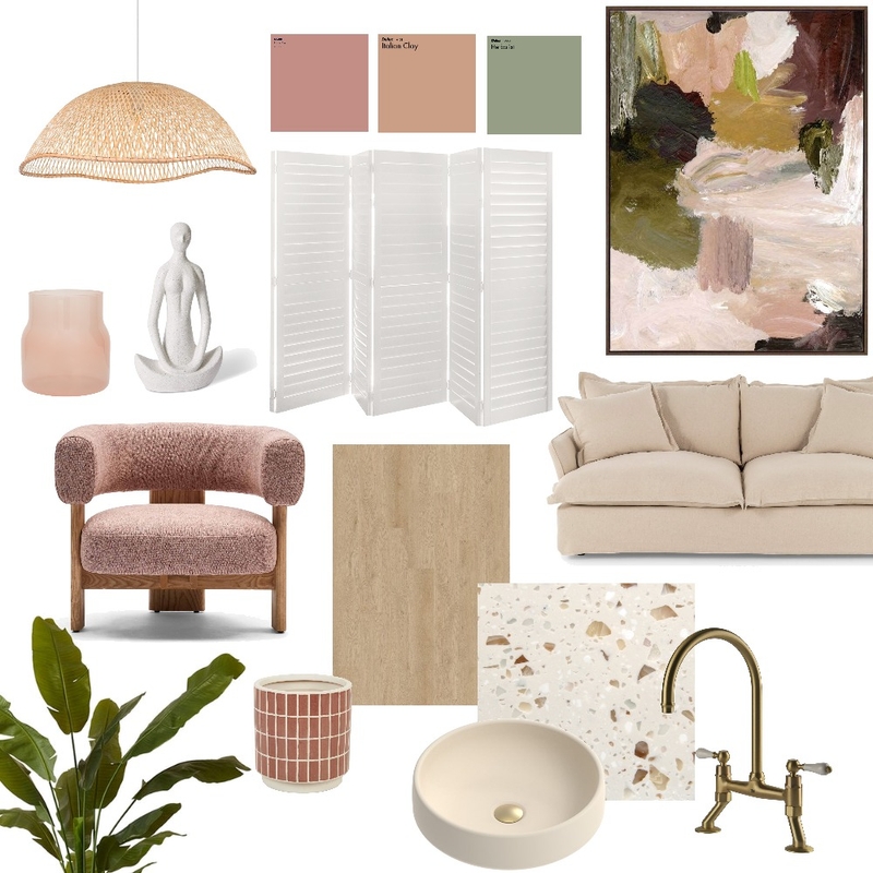 Modern Mediterranean Mood Board by Armstrong Flooring on Style Sourcebook