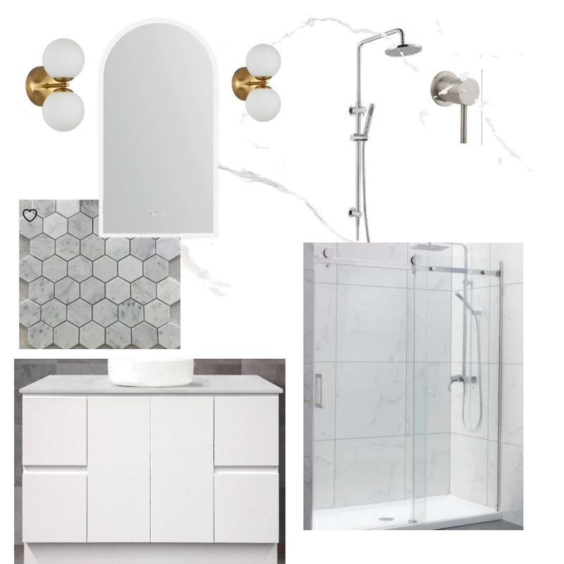 bathroom white and grey Mood Board by debbienpham@gmail.com on Style Sourcebook