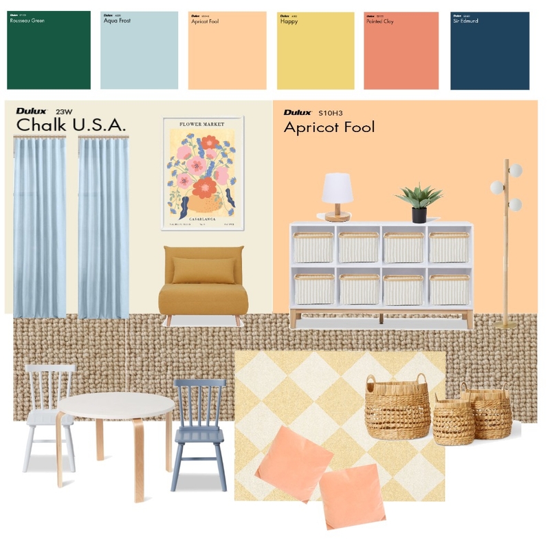 New House Playroom Mood Board by CallieRuddell on Style Sourcebook