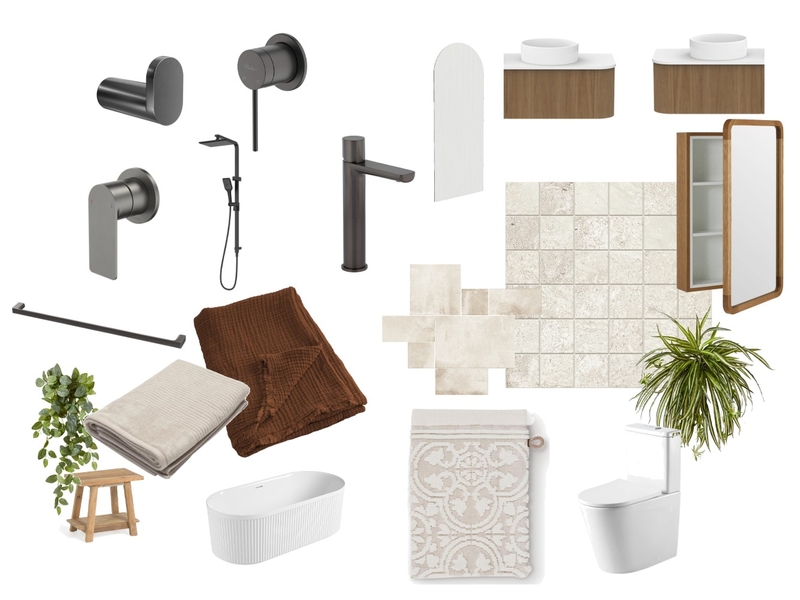 The Humpy Ensuite Mood Board by gabriellepasslow@gmail.com on Style Sourcebook