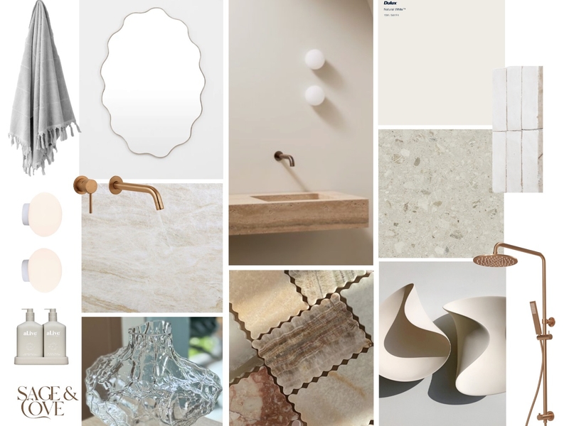 Solara - Guest Ensuite Mood Board by Sage & Cove Interiors on Style Sourcebook