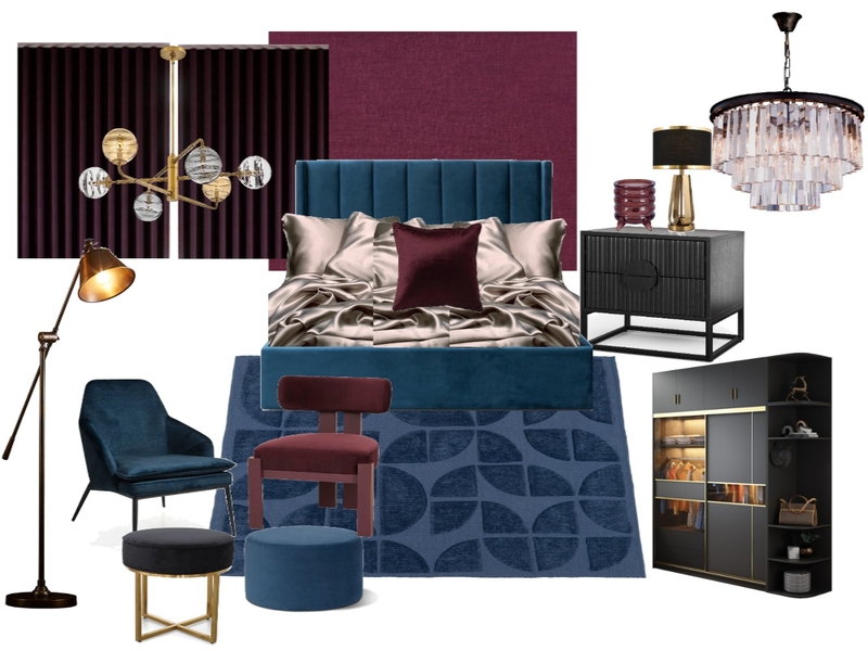 Modern City Apartment Bedroom & Reading Nook Mood Board by Azel M on Style Sourcebook