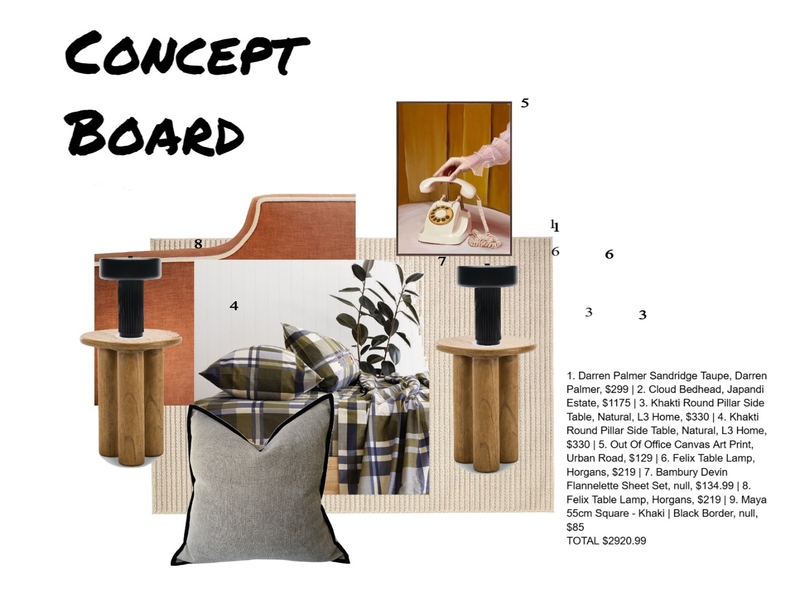 Concept Board Mood Board by tesslli@hotmail.com on Style Sourcebook