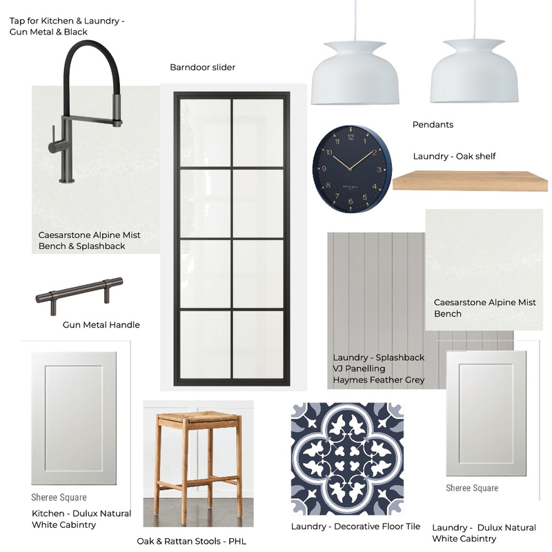 EML Kitchen Option 2 Mood Board by Boutique Yellow Interior Decoration & Design on Style Sourcebook