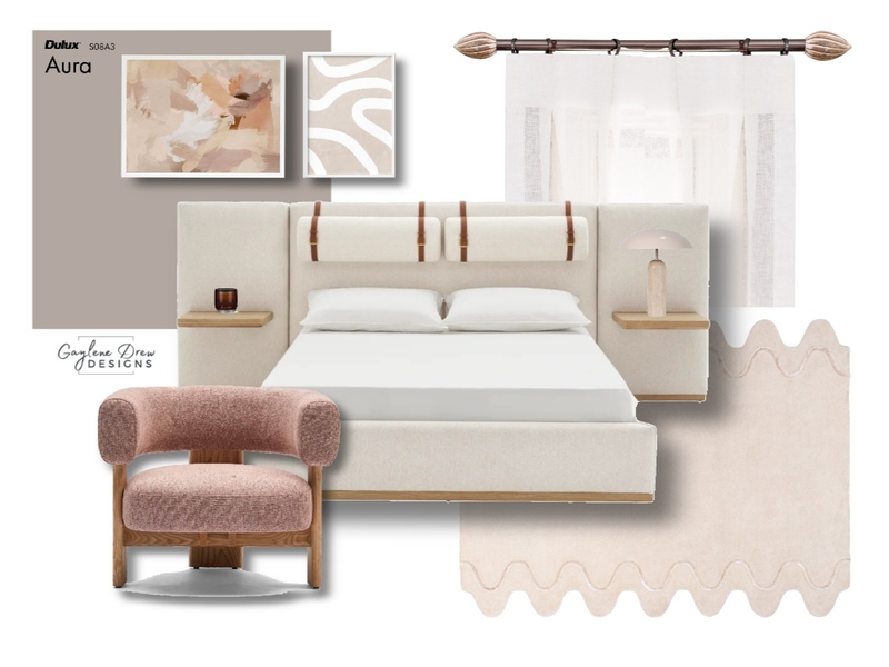 Romantic bedroom Mood Board by Gaylene Drew Designs on Style Sourcebook