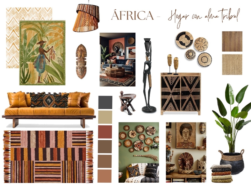 Moodboard African Style Mood Board by Josevimart on Style Sourcebook