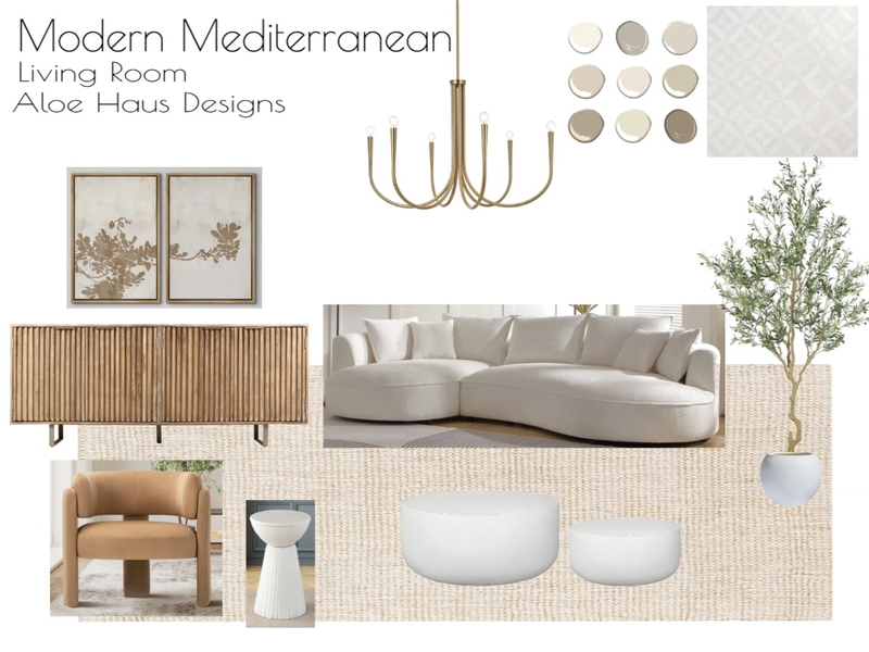 Modern Mediterranean Mood Board by aloehaus on Style Sourcebook