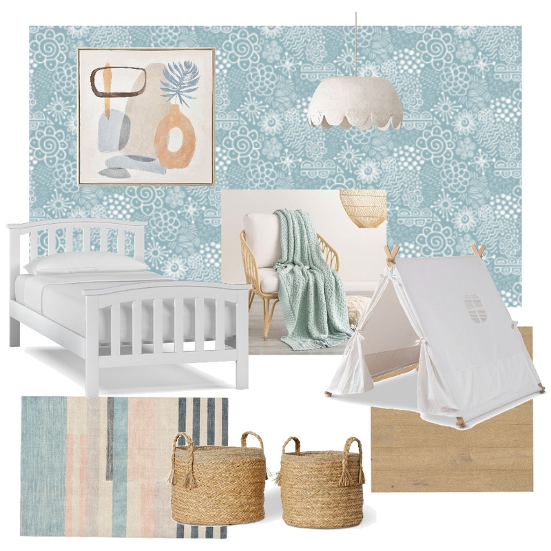 Blue Ditz Child's Room Mood Board by deniseortakales on Style Sourcebook