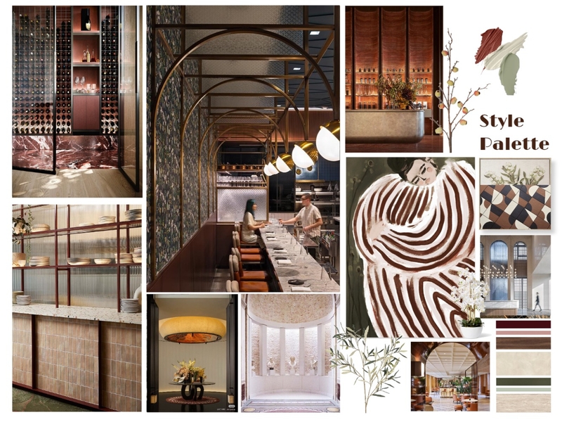 Image ref. Hotel 2 Interior Design Mood Board by snehaaj1601