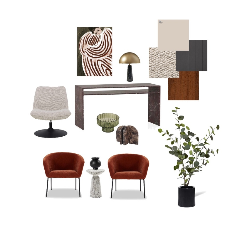 Moody Office Mood Board by savannahmilesvirtual on Style Sourcebook
