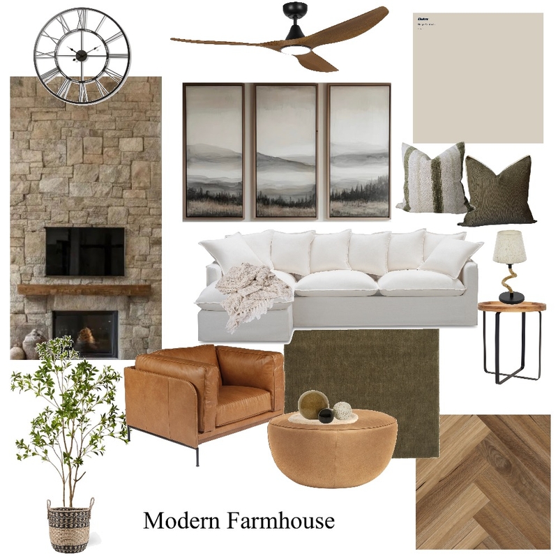 Modern Farmhouse Mood Board by Kacey.simpson@icloud.com on Style Sourcebook