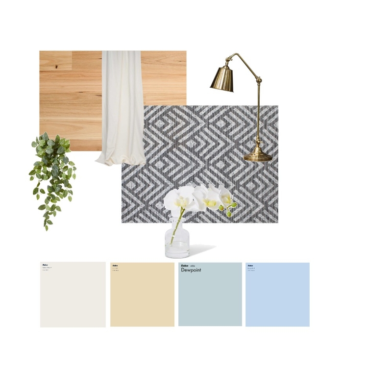 HAMPTON STYLE BEDROOM (Colour & Fabric) Mood Board by courtneyhunter on Style Sourcebook