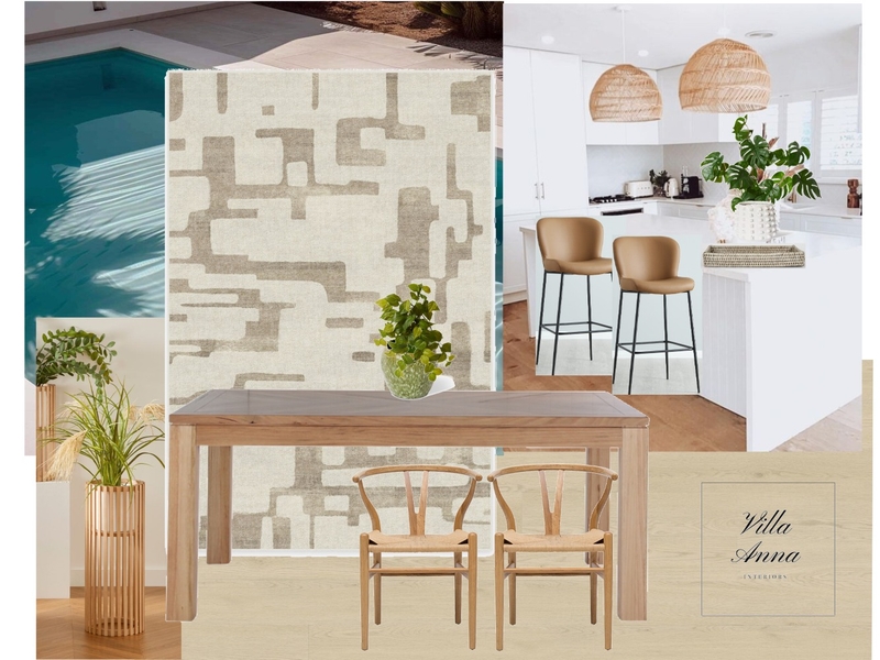 Maralinga place, kitchen/dining room concept two Mood Board by Villa Anna Interiors on Style Sourcebook