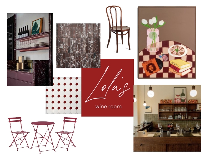 Lola's Wine Room Mood Board by Jorja Clair Interiors on Style Sourcebook