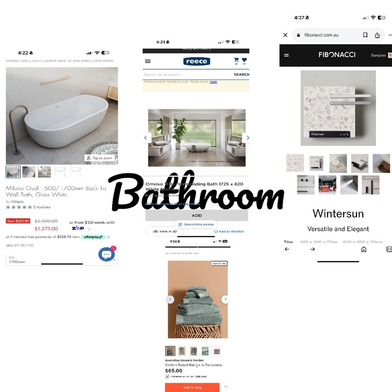 Bathroom Mood Board by mrsjico on Style Sourcebook