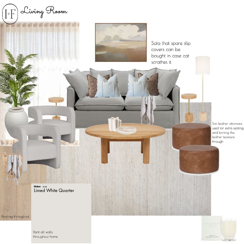 Rourke - Living room Mood Board by Ivy + Finch Design on Style Sourcebook