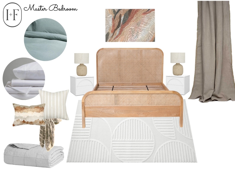 Rourke - Master Bedroom Mood Board by Ivy + Finch Design on Style Sourcebook