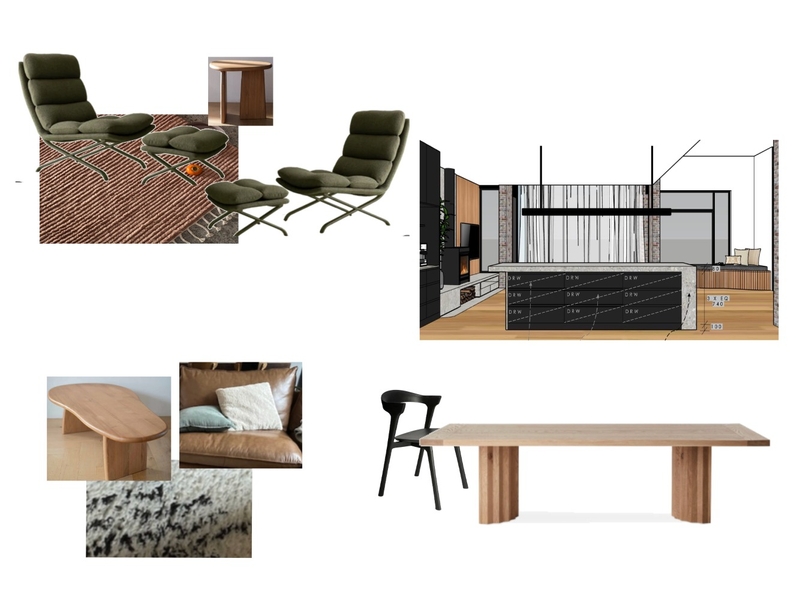Mei Lin Draft Living/ Dining Mood Board by PIP INTERIORS on Style Sourcebook